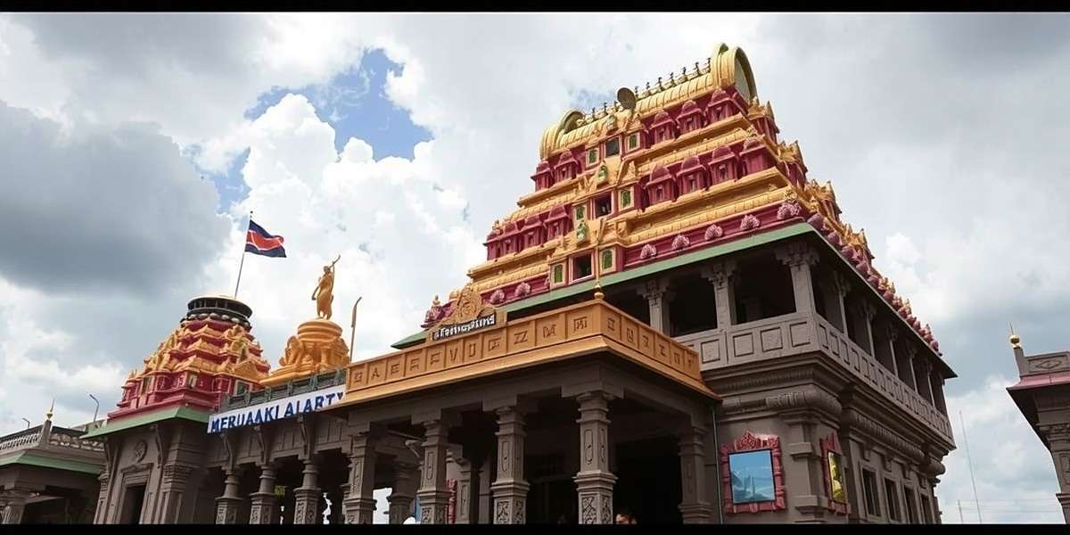 Thunder Titans recreation of Meenakshi Temple in Madurai